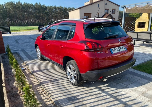 Peugeot 2008 cena 36900 przebieg: 128000, rok produkcji 2017 z Olszyna małe 67